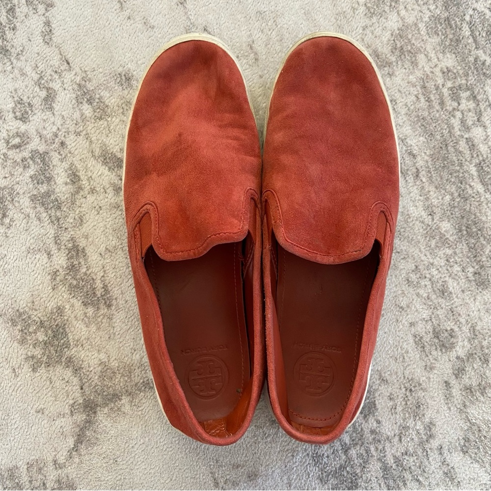 Tory Burch Red‎ Ochre Max Slip-On Women’s Sneaker Size 11 M - Picture 3 of 9